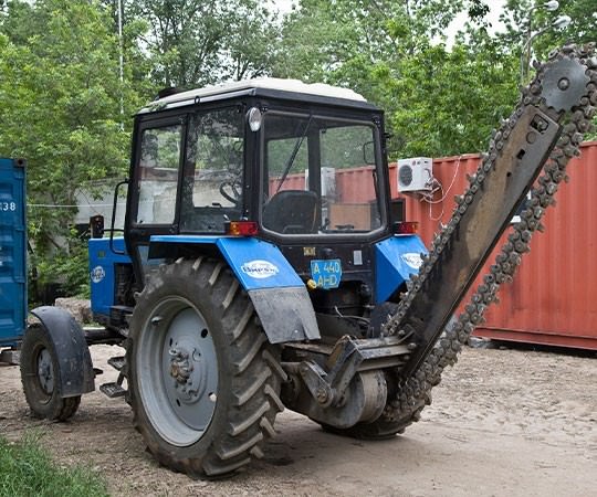 Траншеекопатель в аренду в Курске и  Курской области